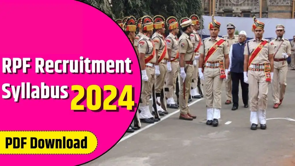 RPF Constable Syllabus In Hindi: Topic Wise Syllabus & Exam Pattern 2024