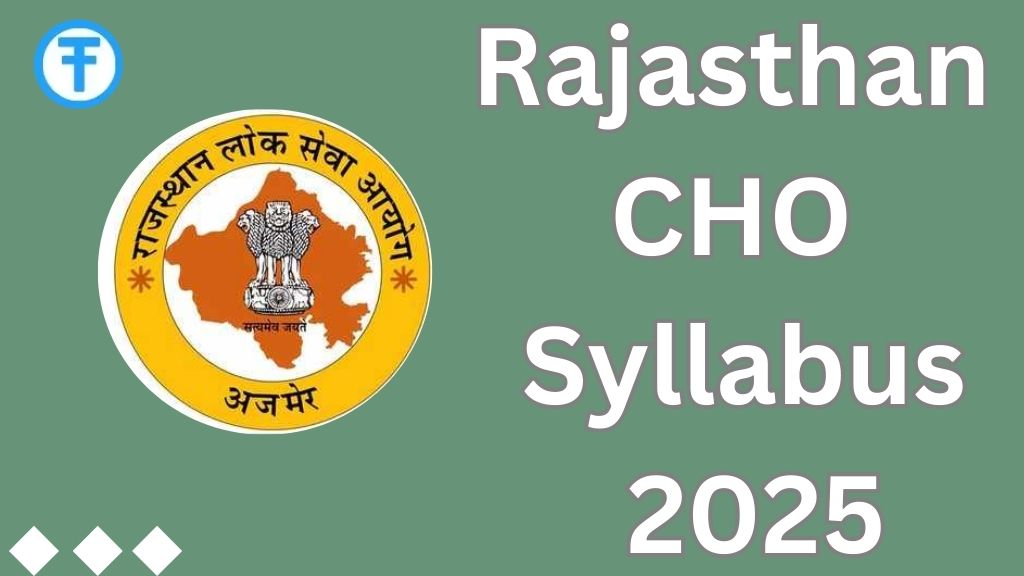 Rajasthan CHO Syllabus 2025